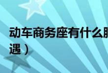 動車商務(wù)座有什么服務(wù)（動車商務(wù)座有什么待遇）
