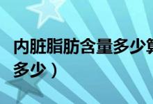 內(nèi)臟脂肪含量多少算正常（正常內(nèi)臟脂肪含量多少）