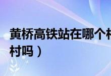 黃橋高鐵站在哪個村（黃橋高鐵站會設(shè)在西洋村嗎）
