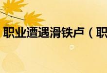 職業(yè)遭遇滑鐵盧（職業(yè)生涯滑鐵盧什么意思）