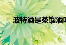 波特酒是蒸餾酒嗎（波特酒是什么酒）