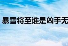 暴雪將至誰(shuí)是兇手無(wú)解（暴雪將至誰(shuí)是兇手）