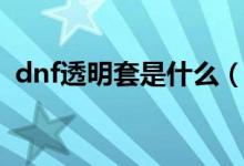 dnf透明套是什么（dnf透明套是什么意思）