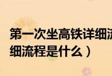 第一次坐高鐵詳細流程衡陽（第一次坐高鐵詳細流程是什么）