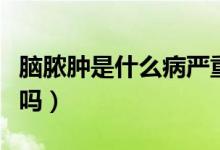 腦膿腫是什么病嚴(yán)重嗎（腦膿腫是什么病嚴(yán)重嗎）