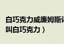 白巧克力威廉姆斯評價（賈森威廉姆斯為什么叫白巧克力）