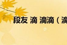 段友 滴 滴滴（滴 滴滴段友什么意思）