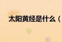 太陽黃經(jīng)是什么（太陽黃經(jīng)是什么意思）