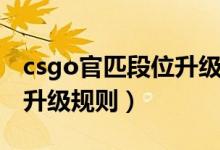 csgo官匹段位升級(jí)機(jī)制上限（csgo官匹段位升級(jí)規(guī)則）