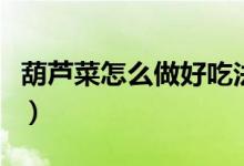 葫蘆菜怎么做好吃法大全（葫蘆菜怎么炒好吃）