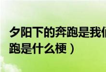 夕陽下的奔跑是我們逝去的青春（夕陽下的奔跑是什么梗）