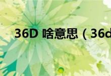 36D 啥意思（36d是什么意思網絡用語）