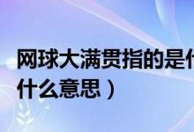 網(wǎng)球大滿貫指的是什么意思（網(wǎng)球的大滿貫是什么意思）