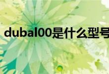 dubal00是什么型號（duatl00是什么型號）