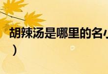 胡辣湯是哪里的名小吃（胡辣湯是哪里的小吃）