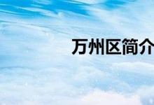 萬州區(qū)簡介（萬州區(qū)景點）