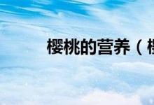 櫻桃的營養(yǎng)（櫻桃的營養(yǎng)是什么）