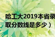 哈工大2019本省錄取分?jǐn)?shù)線（哈工大2019錄取分?jǐn)?shù)線是多少）
