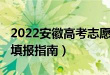 2022安徽高考志愿填報（2022安徽高考志愿填報指南）
