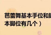 芭蕾舞基本手位和腳位視頻講解（芭蕾舞的基本腳位有幾個）