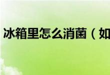 冰箱里怎么消菌（如何簡單消除冰箱的細(xì)菌）