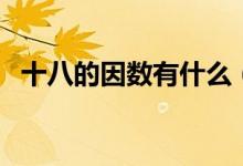 十八的因數(shù)有什么（十八的因數(shù)有哪幾個）