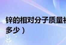 鋅的相對分子質(zhì)量初中（鋅的相對分子質(zhì)量是多少）