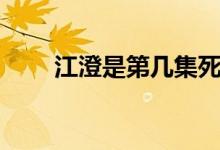 江澄是第幾集死的（江澄怎么死的）