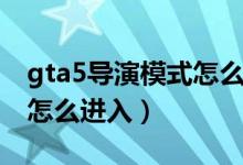 gta5導(dǎo)演模式怎么進(jìn)入室內(nèi)（gta5導(dǎo)演模式怎么進(jìn)入）