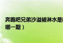 奔跑吧兄弟沙溢被淋水是哪一季（奔跑吧兄弟沙溢被淋水是哪一期）