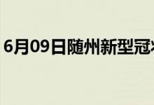 6月09日隨州新型冠狀病毒肺炎疫情最新消息