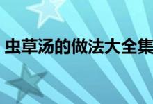 蟲草湯的做法大全集（蟲草湯的做法南振軍）