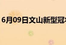 6月09日文山新型冠狀病毒肺炎疫情最新消息