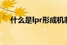 什么是lpr形成機(jī)制（什么是lpr析金法）