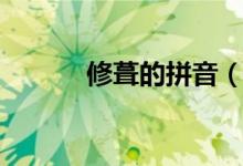 修葺的拼音（修葺的拼音讀法）