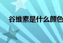 谷維素是什么顏色藥片（谷維素是什么）