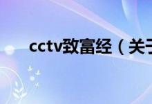 cctv致富經(jīng)（關(guān)于cctv致富經(jīng)的介紹）