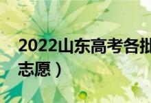 2022山東高考各批次志愿填報時間（幾號填志愿）