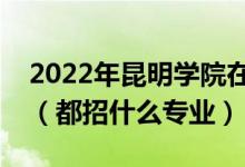 2022年昆明學院在安徽招生計劃及招生人數(shù)（都招什么專業(yè)）