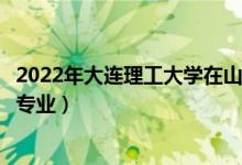 2022年大連理工大學(xué)在山東招生計劃及招生人數(shù)（都招什么專業(yè)）