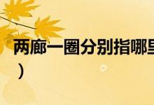 兩廊一圈分別指哪里（兩廊一圈的兩廊是什么）