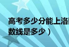 高考多少分能上洛陽師范學(xué)院（2021錄取分?jǐn)?shù)線是多少）