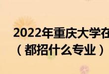 2022年重慶大學(xué)在河南招生計(jì)劃及招生人數(shù)（都招什么專業(yè)）