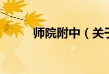 師院附中（關(guān)于師院附中的介紹）