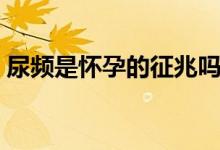 尿頻是懷孕的征兆嗎（懷孕后尿頻怎么回事）