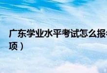 廣東學業(yè)水平考試怎么報名（廣東學業(yè)水平考試報名注意事項）