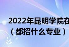 2022年昆明學(xué)院在河北招生計劃及招生人數(shù)（都招什么專業(yè)）