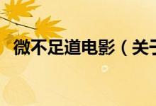 微不足道電影（關(guān)于微不足道電影的介紹）