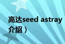 高達(dá)seed astray（關(guān)于高達(dá)seed astray的介紹）
