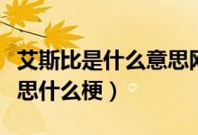 艾斯比是什么意思網(wǎng)絡(luò)用語(yǔ)（艾斯比是什么意思什么梗）